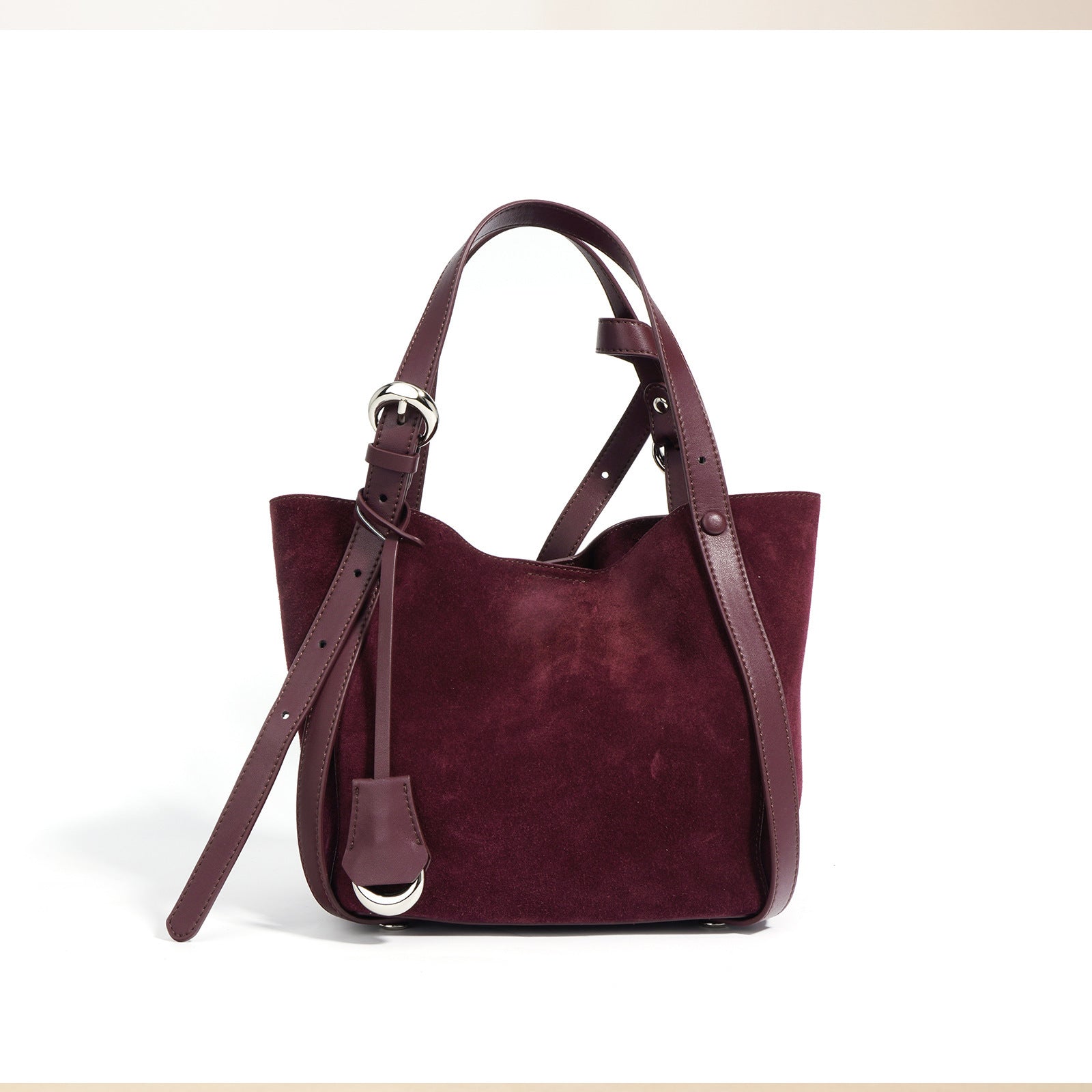 Large Capacity leather bascket Shoulder Bag